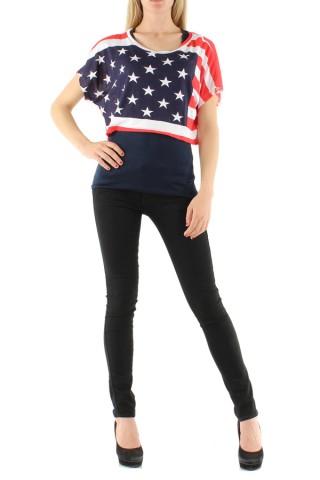 Tops Femme Rouge Fanda Miss 3116 Efashion Paris