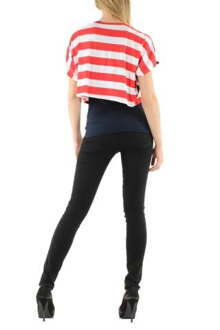 Tops Femme Rouge Fanda Miss 3116 Efashion Paris