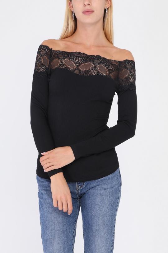 Tops Women Black Fanda Miss 2662 Efashion Paris