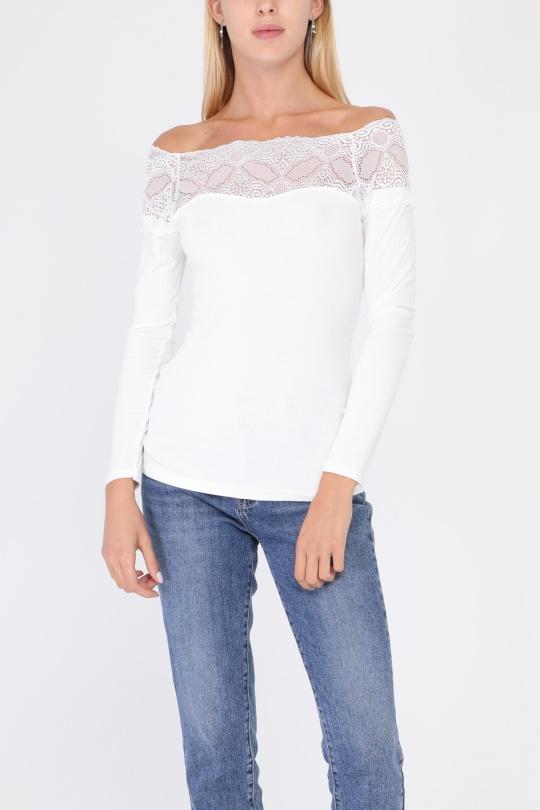 Tops Femme Noir Fanda Miss 2662 Efashion Paris