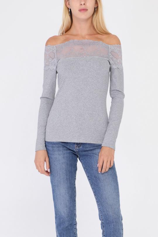 Tops Femme Noir Fanda Miss 2662 Efashion Paris