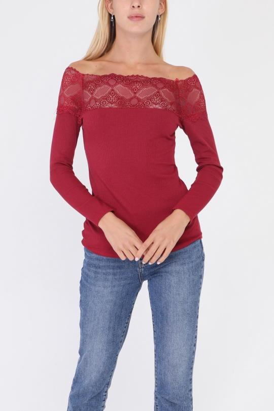 Tops Femme Noir Fanda Miss 2662 Efashion Paris
