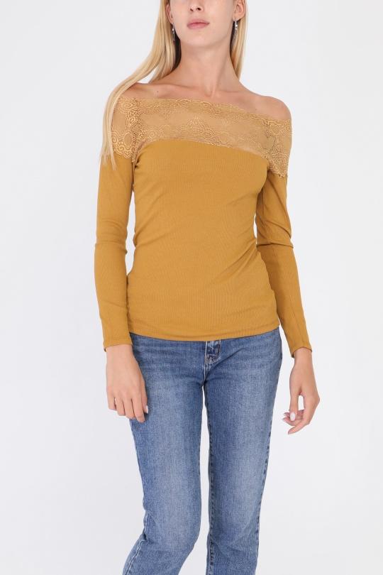 Tops Femme Noir Fanda Miss 2662 Efashion Paris