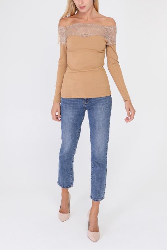 Tops Femme Noir Fanda Miss 2662 Efashion Paris