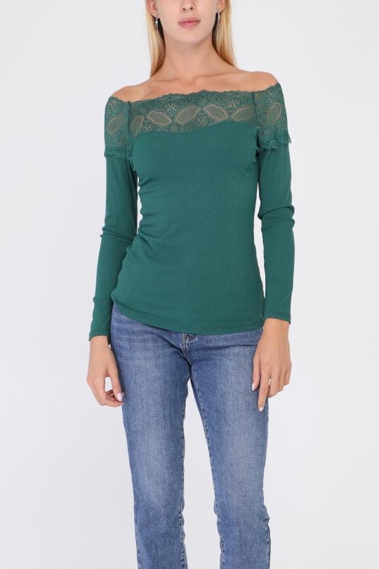 Tops Femme Noir Fanda Miss 2662 Efashion Paris