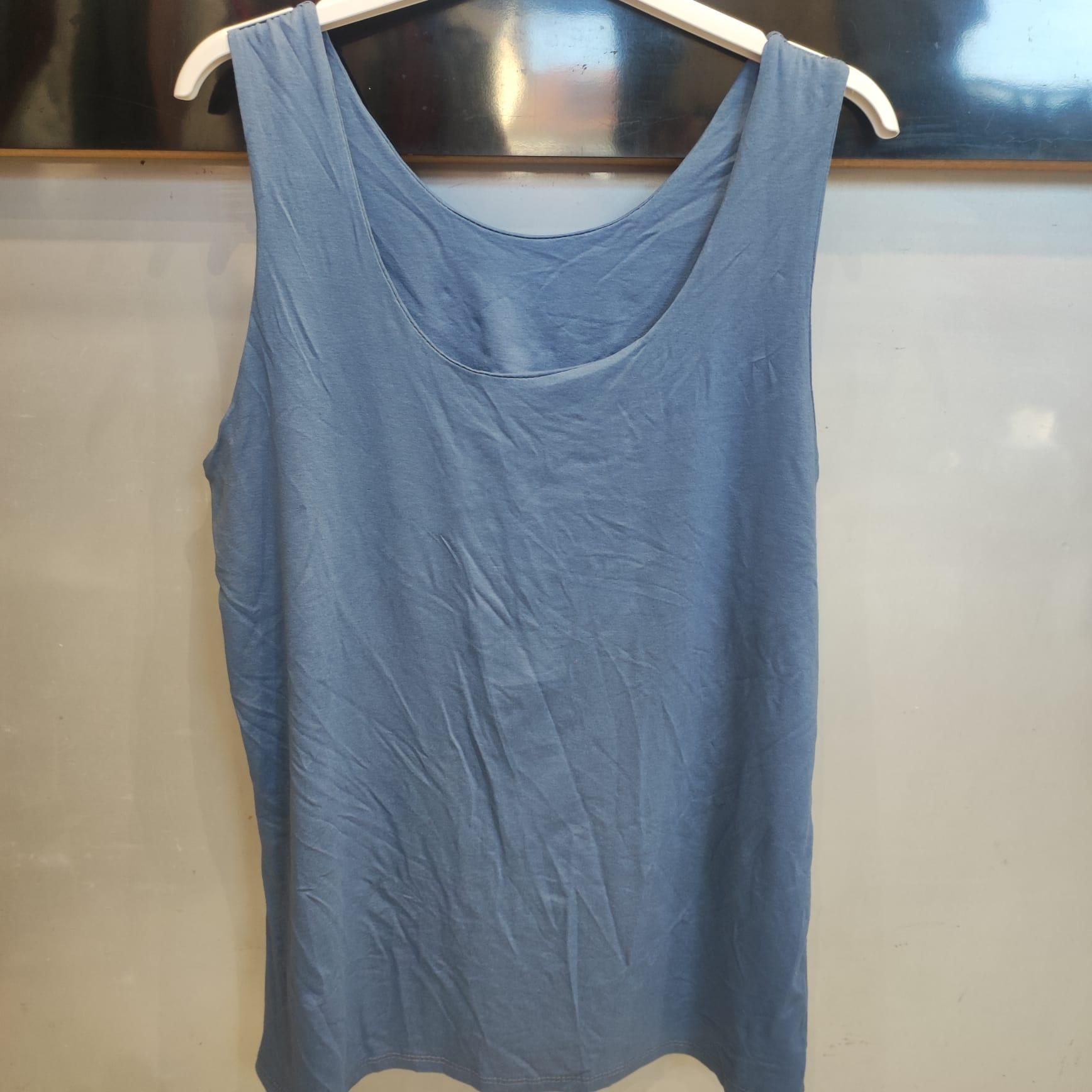 Débardeurs Femme Bleu indigo Fanda Miss 188 GRAND TAILLE  #c Efashion Paris
