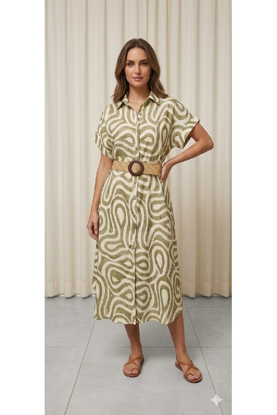 Robes mi-longues Femme Bleu ciel Fanda Miss R2569-1 #c Efashion Paris