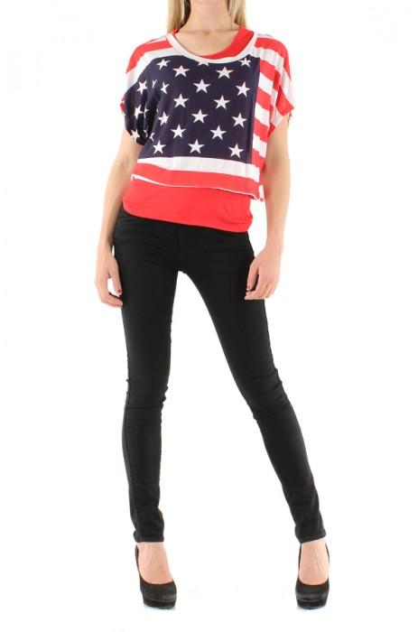 Tops Femme Rouge Fanda Miss 3116 #c Efashion Paris