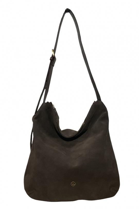 Sacs à bandoulière Maroquinerie Taupe Louisa Lee 51082 Efashion Paris