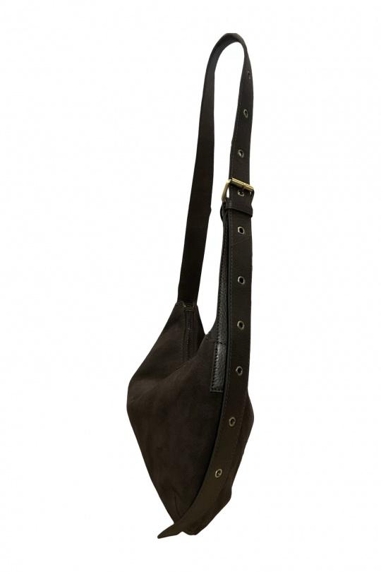 Sacs à bandoulière Maroquinerie Taupe Louisa Lee 51082 Efashion Paris