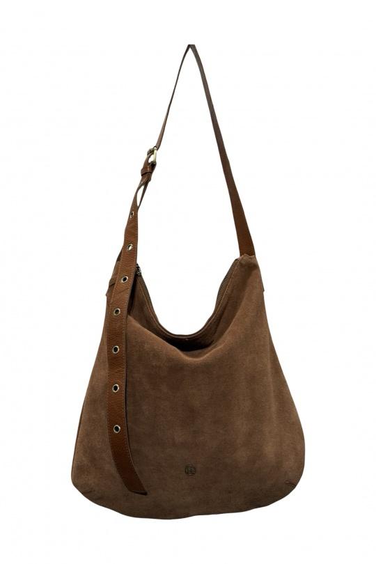 Sacs à bandoulière Maroquinerie Taupe Louisa Lee 51082 Efashion Paris