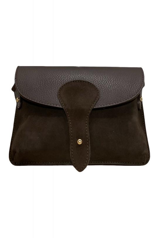 Sacs à bandoulière Maroquinerie Camel Louisa Lee LD111 Efashion Paris