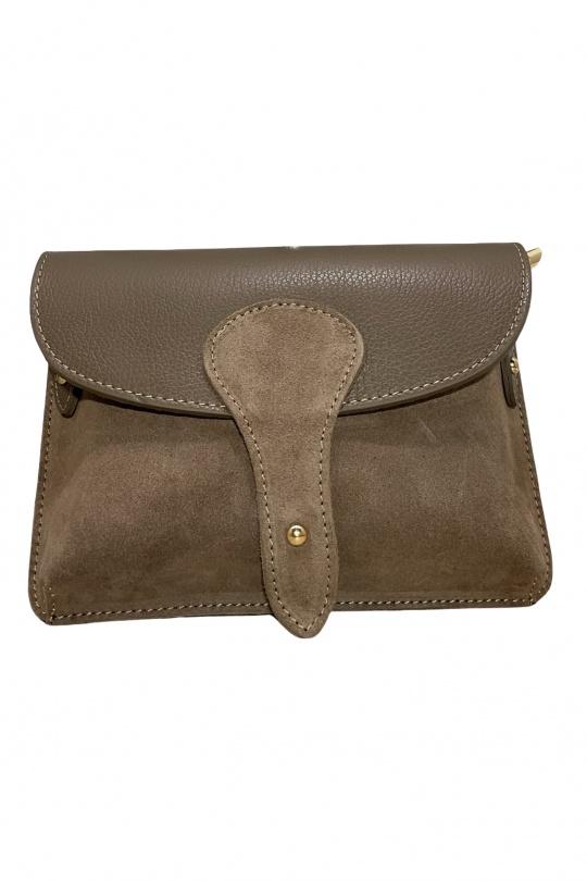 Sacs à bandoulière Maroquinerie Camel Louisa Lee LD111 Efashion Paris