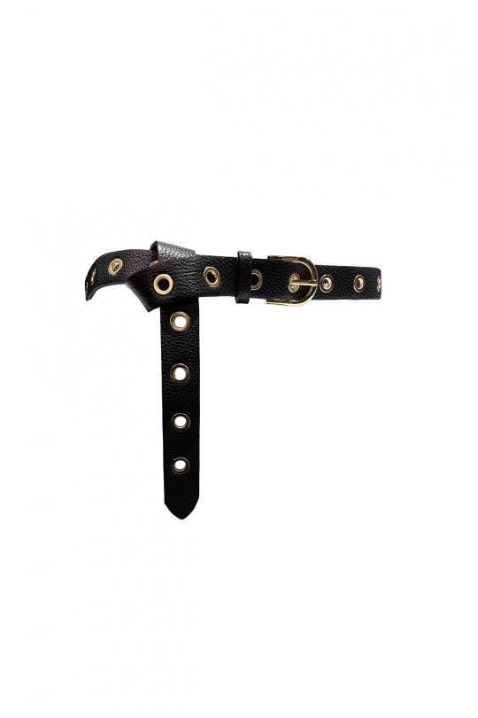 Cinturones Complementos Black Louisa Lee CT012 Efashion Paris