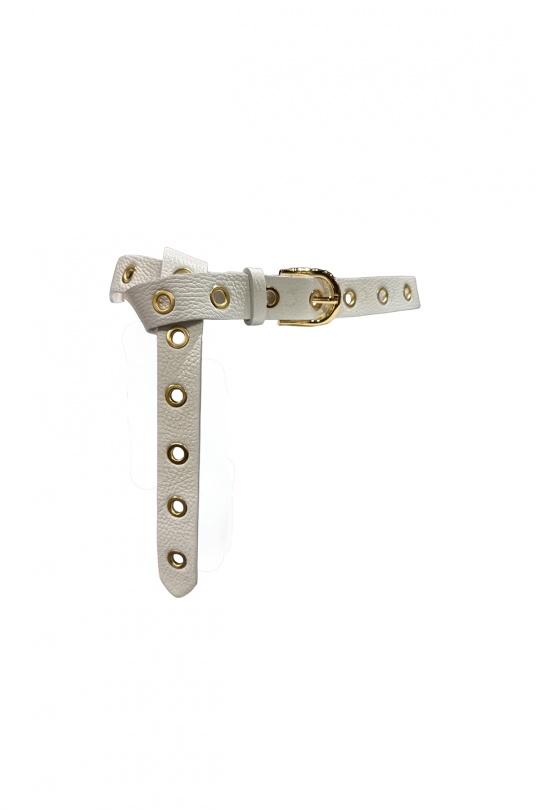 Ceintures Accessoires Noir Louisa Lee CT012 Efashion Paris