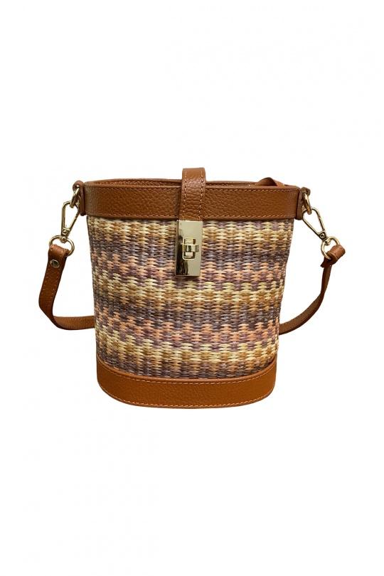 Sacs à bandoulière Maroquinerie Multicolore Louisa Lee LRA018 Efashion Paris