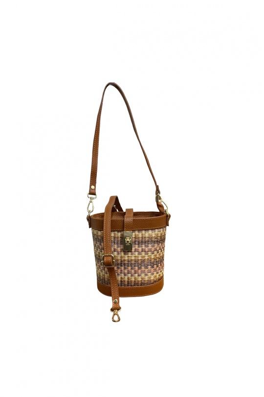 Sacs à bandoulière Maroquinerie Multicolore Louisa Lee LRA018 Efashion Paris
