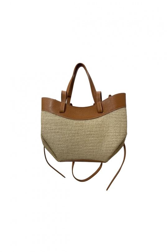 Sacs à main Maroquinerie Camel Louisa Lee LRA014 Efashion Paris