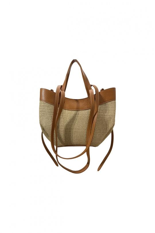 Sacs à main Maroquinerie Camel Louisa Lee LRA014 Efashion Paris