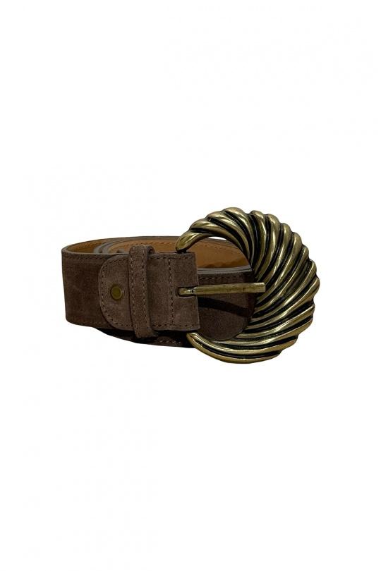 Cinturones Complementos Black Louisa Lee CT030 Efashion Paris