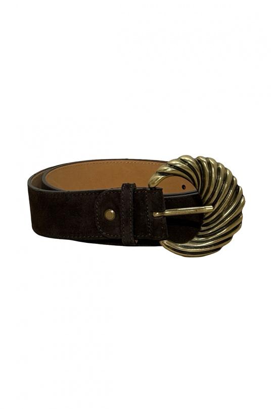 Cinturones Complementos Black Louisa Lee CT030 Efashion Paris