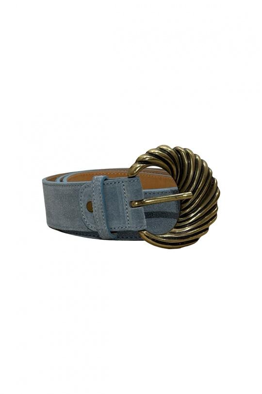 Cinturones Complementos Black Louisa Lee CT030 Efashion Paris
