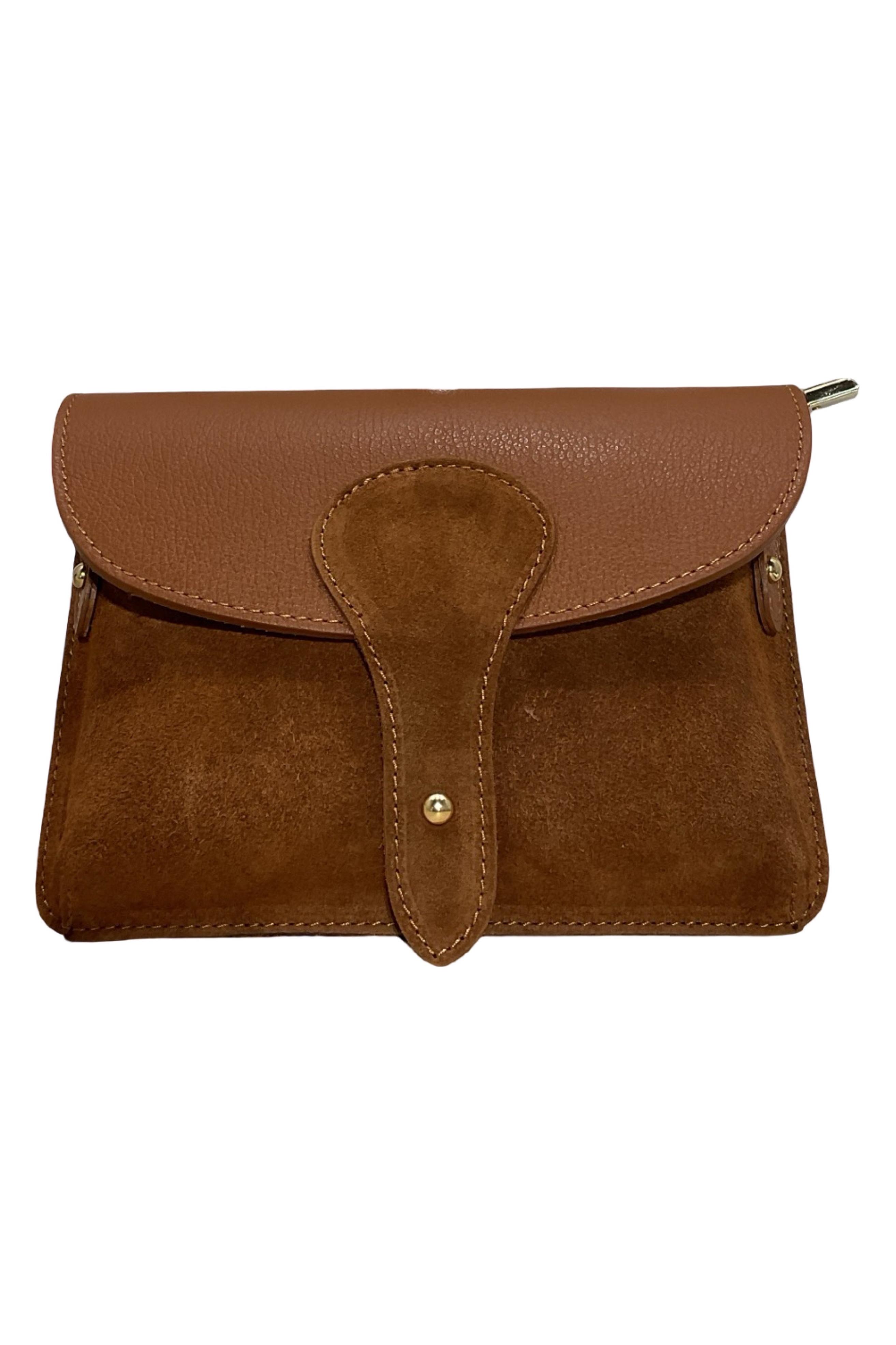 Sacs à bandoulière Maroquinerie Camel Louisa Lee LD111 #c Efashion Paris