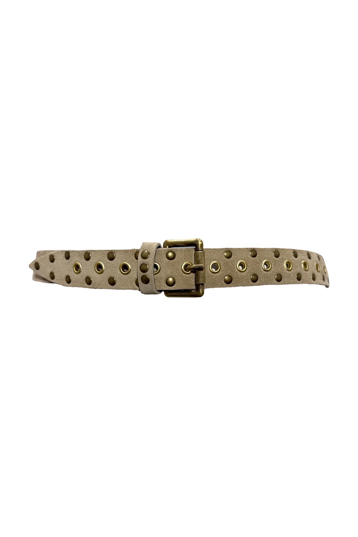 Ceintures Accessoires Taupe Louisa Lee CT006 #c Efashion Paris