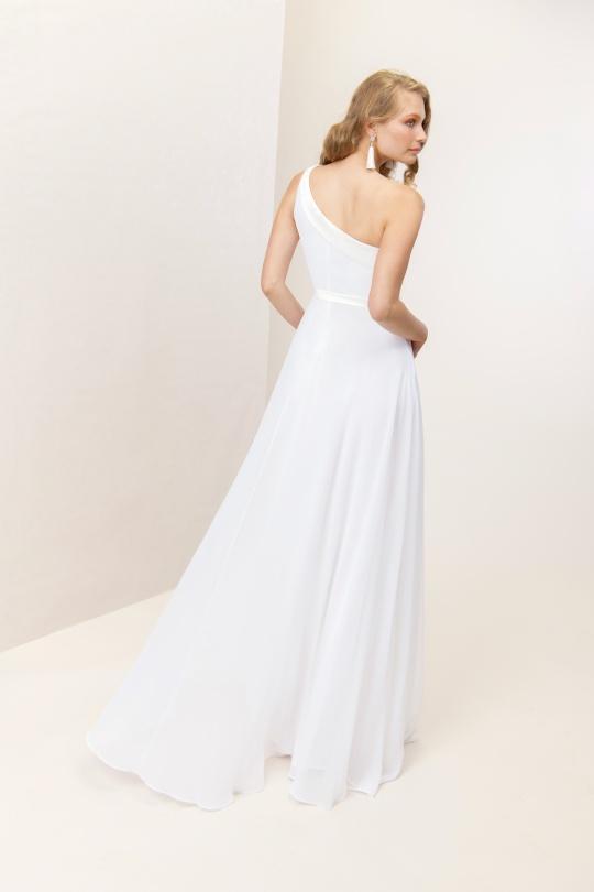 Robes de soirée Femme Blanc Promulias GP018 Efashion Paris