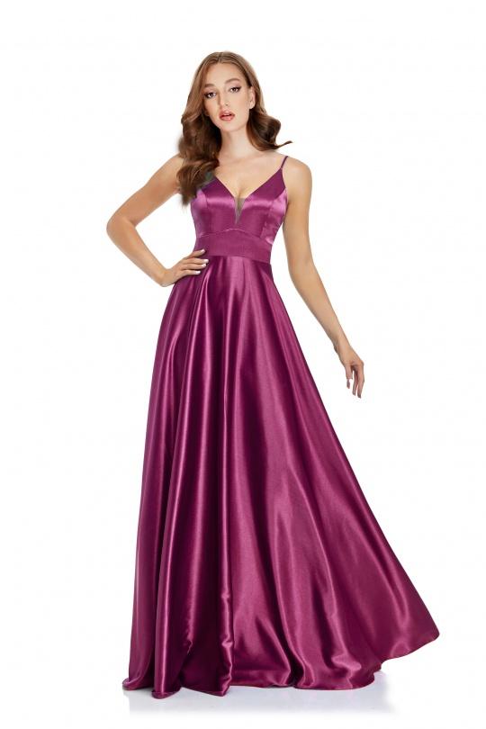 Evening dresses Women Magenta Promulias GP103 Efashion Paris