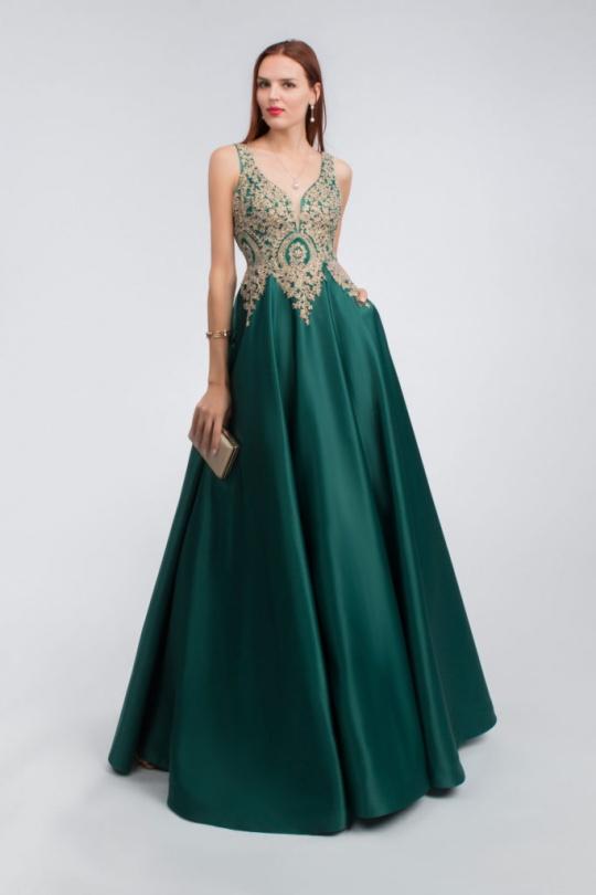 Evening dresses Women Deep green Promulias MILINA TA0009 Efashion Paris