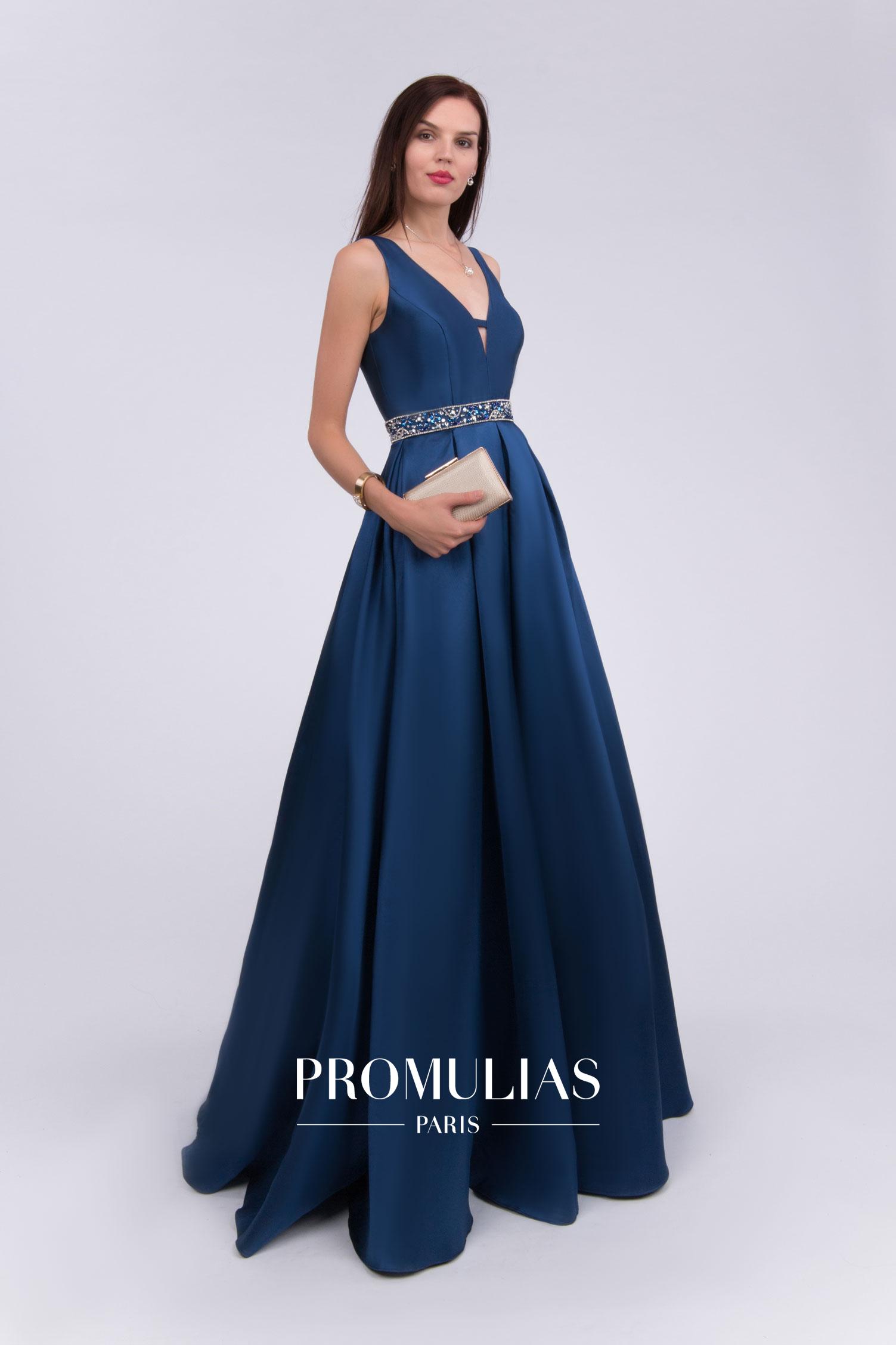 Abiti da sera Donna Navy blue Promulias 2018501 #c Efashion Paris