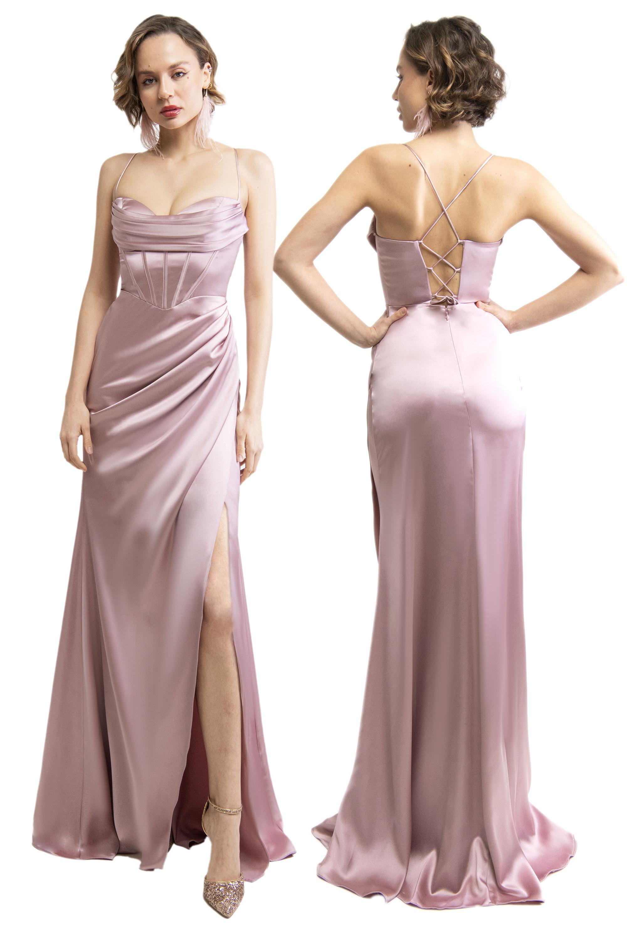 Evening dresses Women Light pink Promulias GP409 #c Efashion Paris