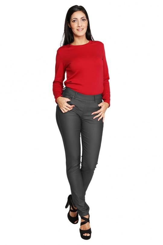 Pantalones Mujer Grey S'QUISE JASMINE - P9041 Efashion Paris