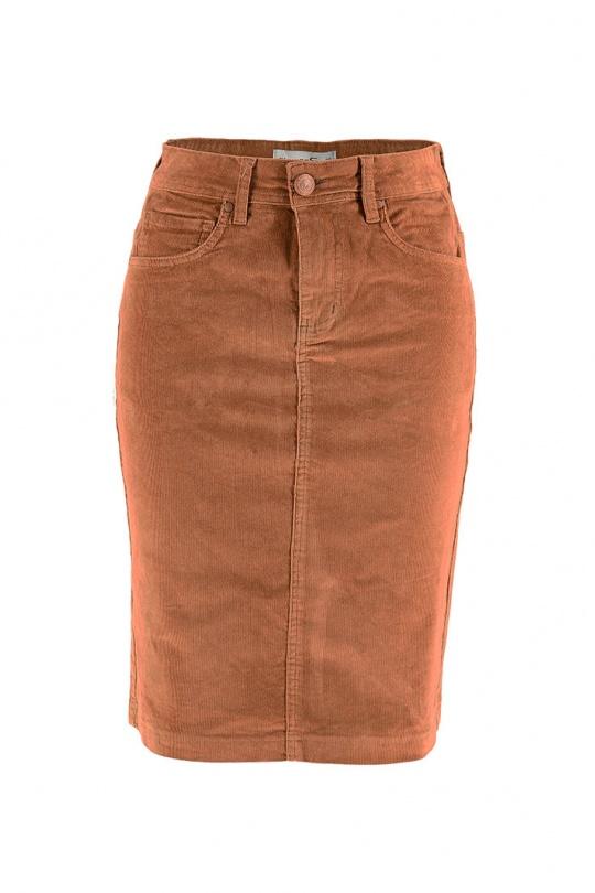 Faldas Mujer Burgundy S'QUISE ENERGIE - J9203 Efashion Paris