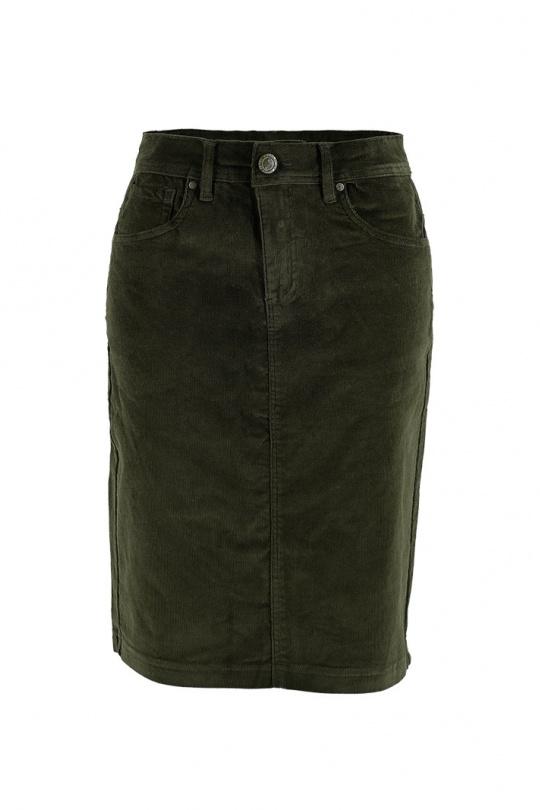 Faldas Mujer Burgundy S'QUISE ENERGIE - J9203 Efashion Paris