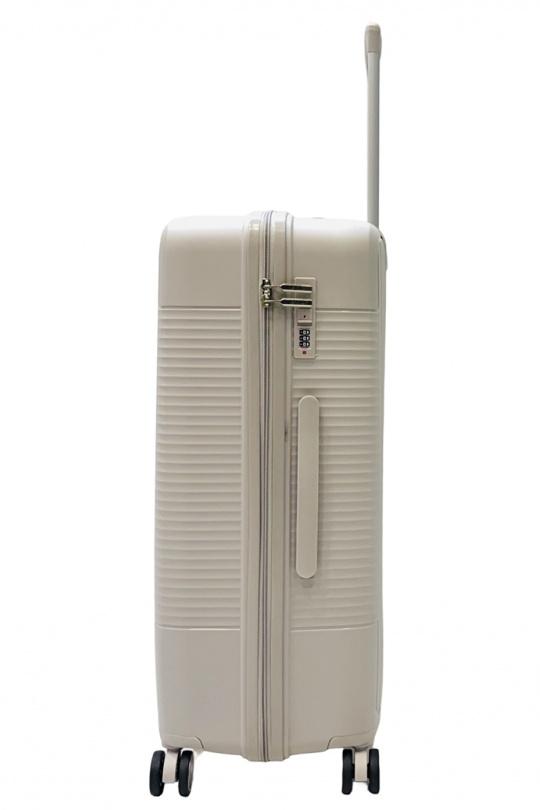 Luggages Bags Beige Helios Bagages DUTY, LOT DE 3 VALISES EN POLYPROPYLÈNE (801) BEIGE Efashion Paris