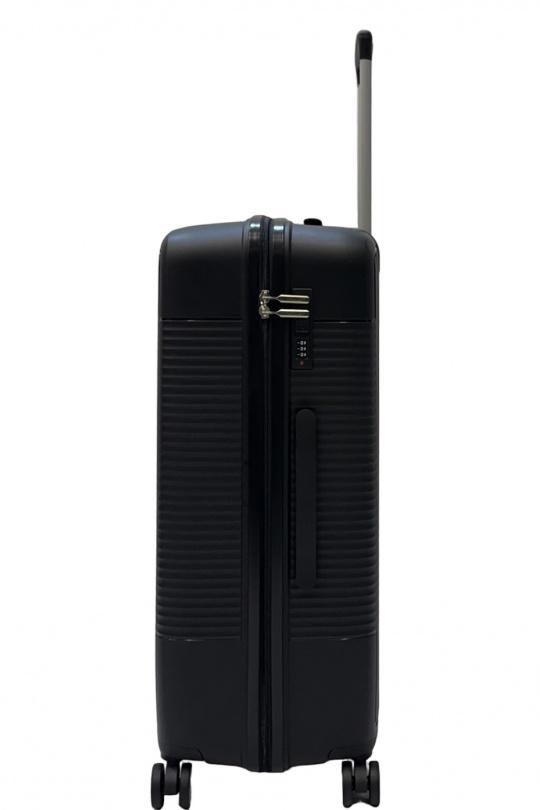 Luggages Bags Black Helios Bagages DUTY, LOT DE 3 VALISES EN POLYPROPYLÈNE (801) NOIR Efashion Paris