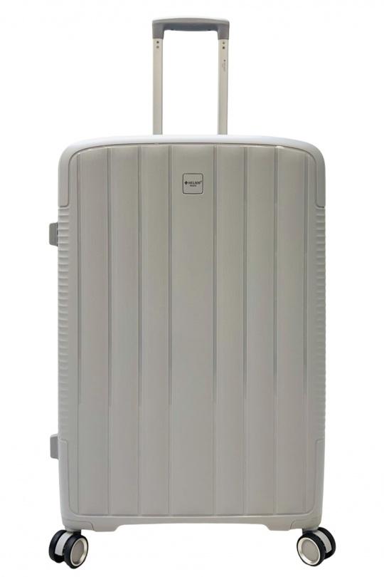 Luggages Bags Light-grey Helios Bagages DUTY, LOT DE 3 VALISES EN POLYPROPYLÈNE (801) GRIS Efashion Paris