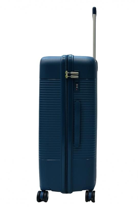 Luggages Bags Marine blue Helios Bagages DUTY, LOT DE 3 VALISES EN POLYPROPYLÈNE (801) BLEU Efashion Paris