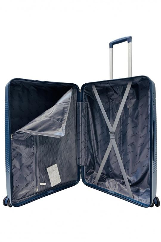 Luggages Bags Marine blue Helios Bagages DUTY, LOT DE 3 VALISES EN POLYPROPYLÈNE (801) BLEU Efashion Paris