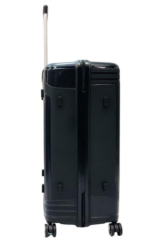 Luggages Bags Black Helios Bagages TRUNKY, LOT DE 3 VALISES RECTANGULAIRE EN POLYPROPYLÈNE (799) NOIR Efashion Paris