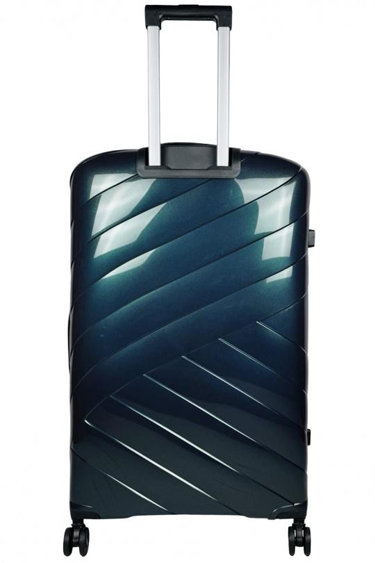 Luggages Bags Black Helios Bagages SHINE, LOT DE 4 VALISES EN POLYPROPYLÈNE IRIDISCENT. (HLS-08) N Efashion Paris