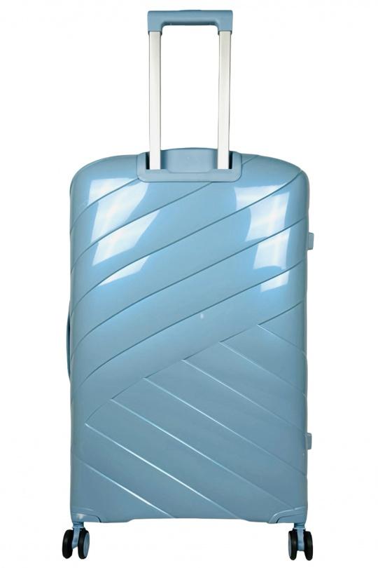 Luggages Bags Crystal blue Helios Bagages SHINE, LOT DE 4 VALISES EN POLYPROPYLÈNE IRIDISCENT. (HLS-08) B Efashion Paris