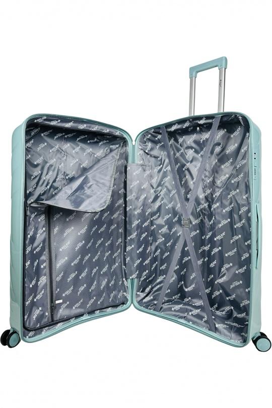 Luggages Bags Menthol/Green Helios Bagages SHINE, LOT DE 4 VALISES EN POLYPROPYLÈNE IRIDISCENT. (HLS-08) M Efashion Paris