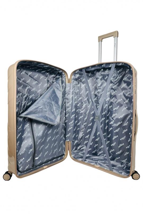 Luggages Bags Gold Helios Bagages SHINE, LOT DE 4 VALISES EN POLYPROPYLÈNE IRIDISCENT. (HLS-08) G Efashion Paris