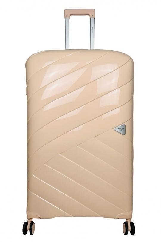 Luggages Bags Salmon Helios Bagages SHINE, LOT DE 4 VALISES EN POLYPROPYLÈNE IRIDISCENT. (HLS-08) RG Efashion Paris