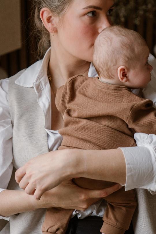 Pantalones, Jeans & Leggings Niño y bébé  Brown BLUE WHITE WN1273 Efashion Paris