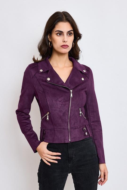 Vestes  Femme Prune H.F 1802 Efashion Paris