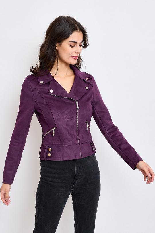 Vestes  Femme Prune H.F 1802 Efashion Paris